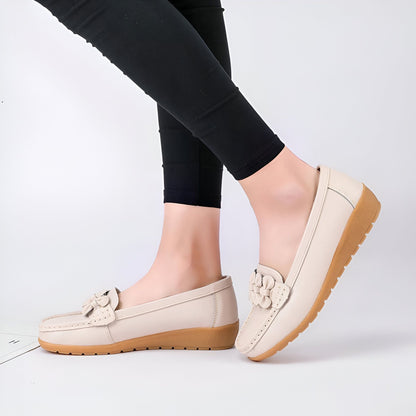 Nova Mocassins Femme Synthétiques Semelle Compensée