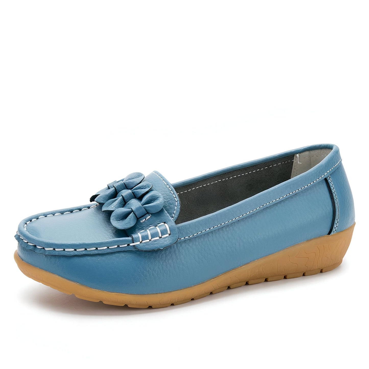 Nova Mocassins Femme Synthétiques Semelle Compensée