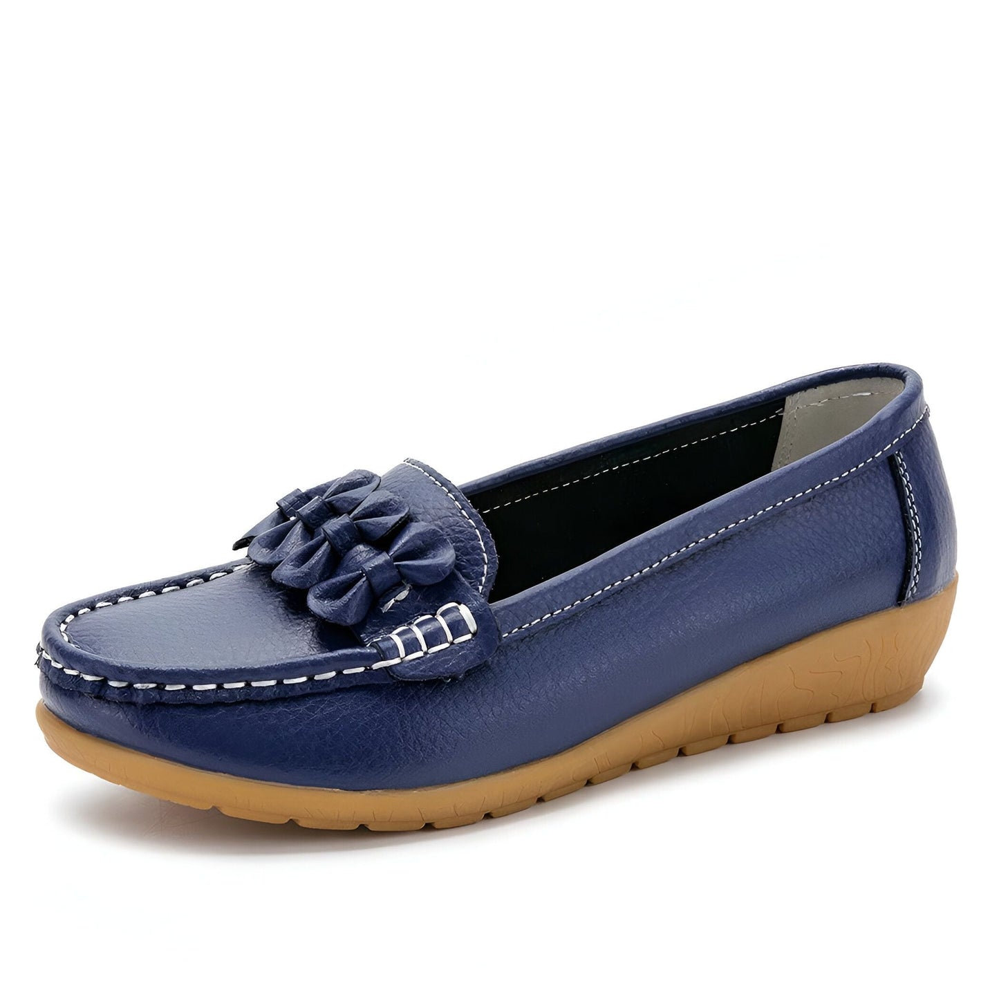 Nova Mocassins Femme Synthétiques Semelle Compensée