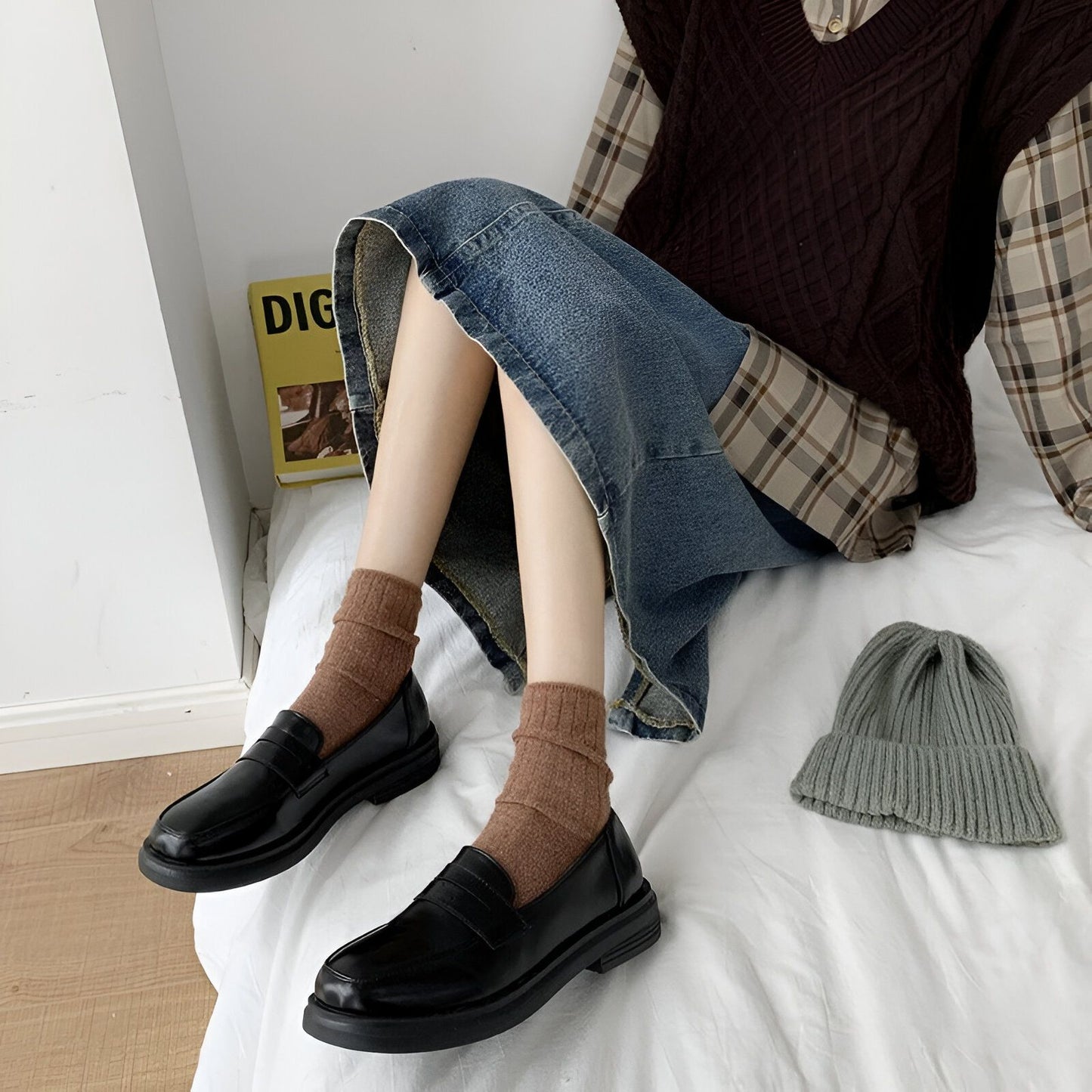 Luxe Mocassins Femme Cuir Véritable Classiques Raffinés