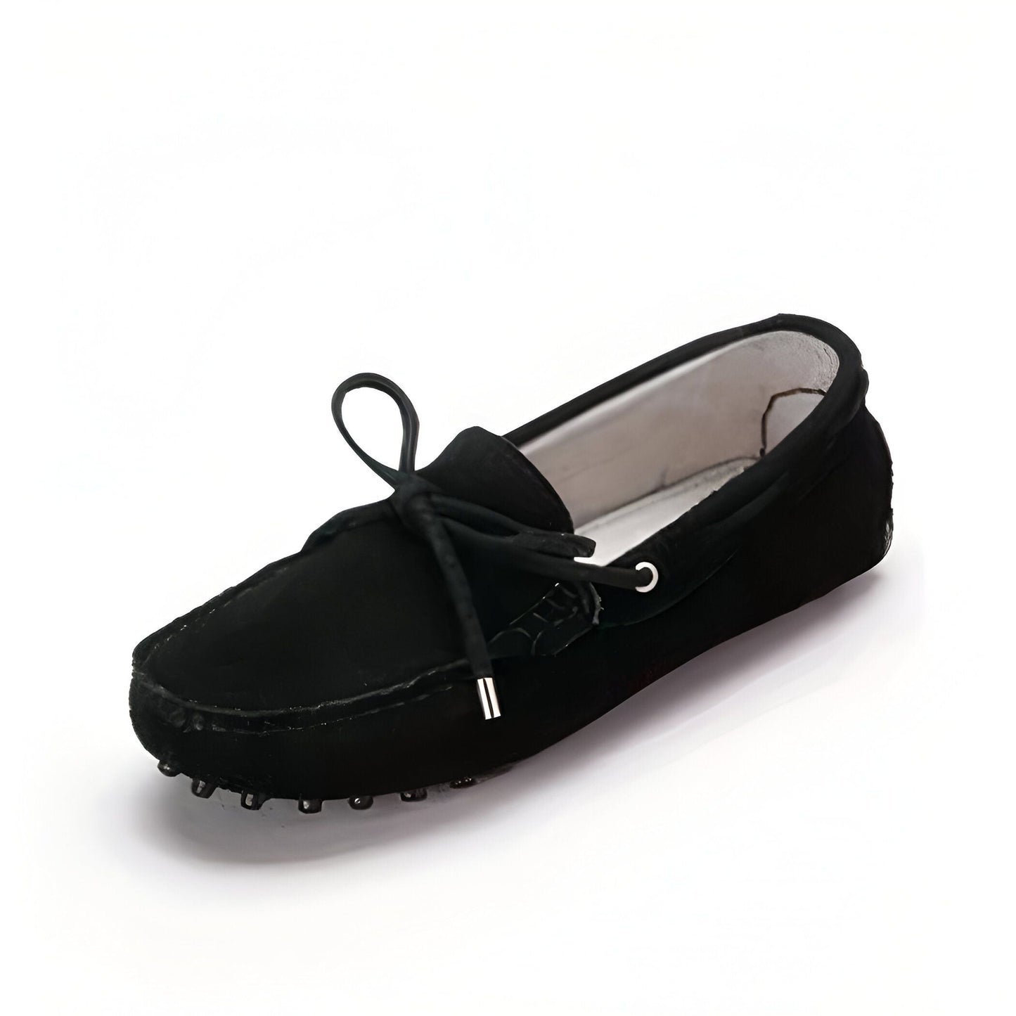 Mocassins Daim Souple Confortables Antidérapants Femme