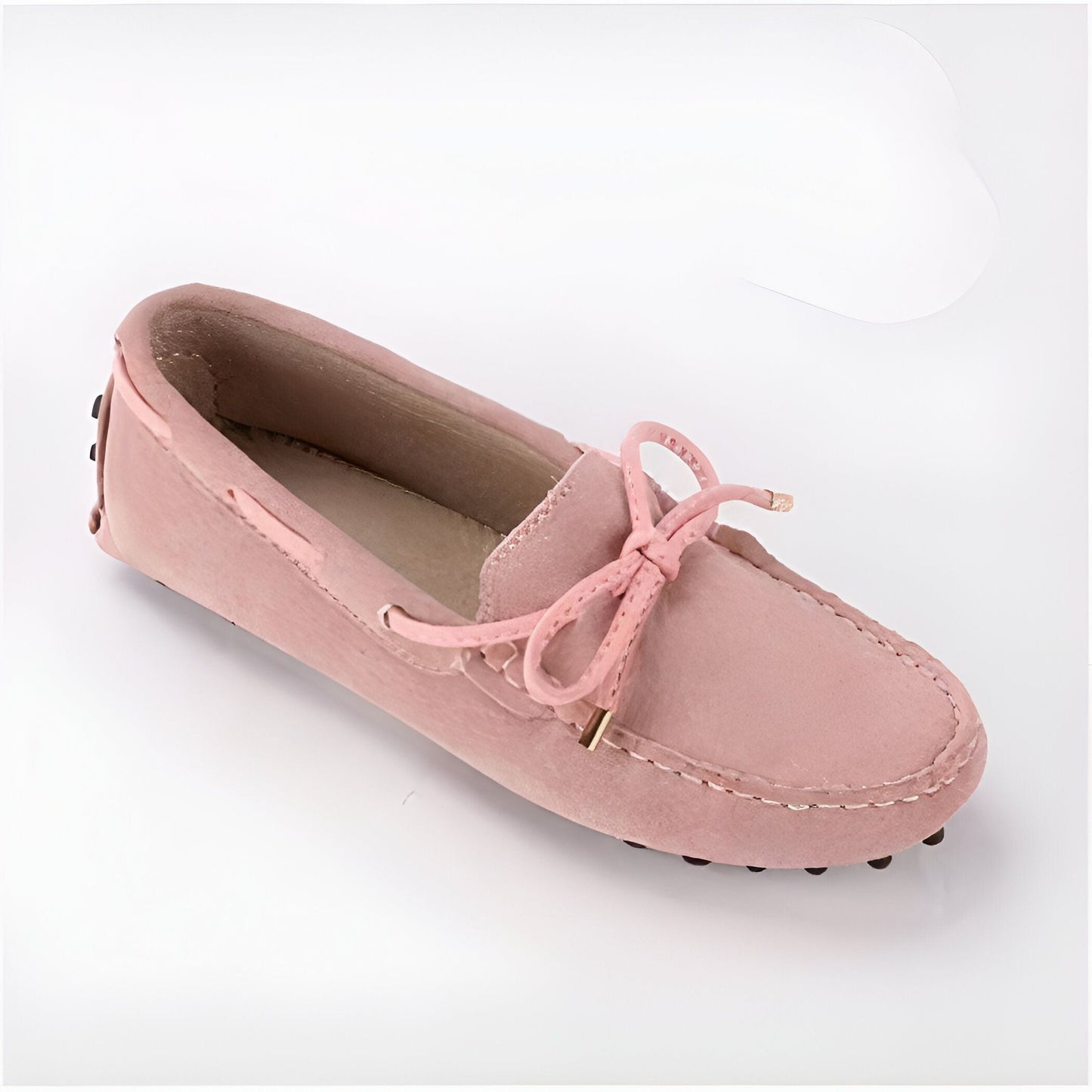 Mocassins Daim Souple Confortables Antidérapants Femme
