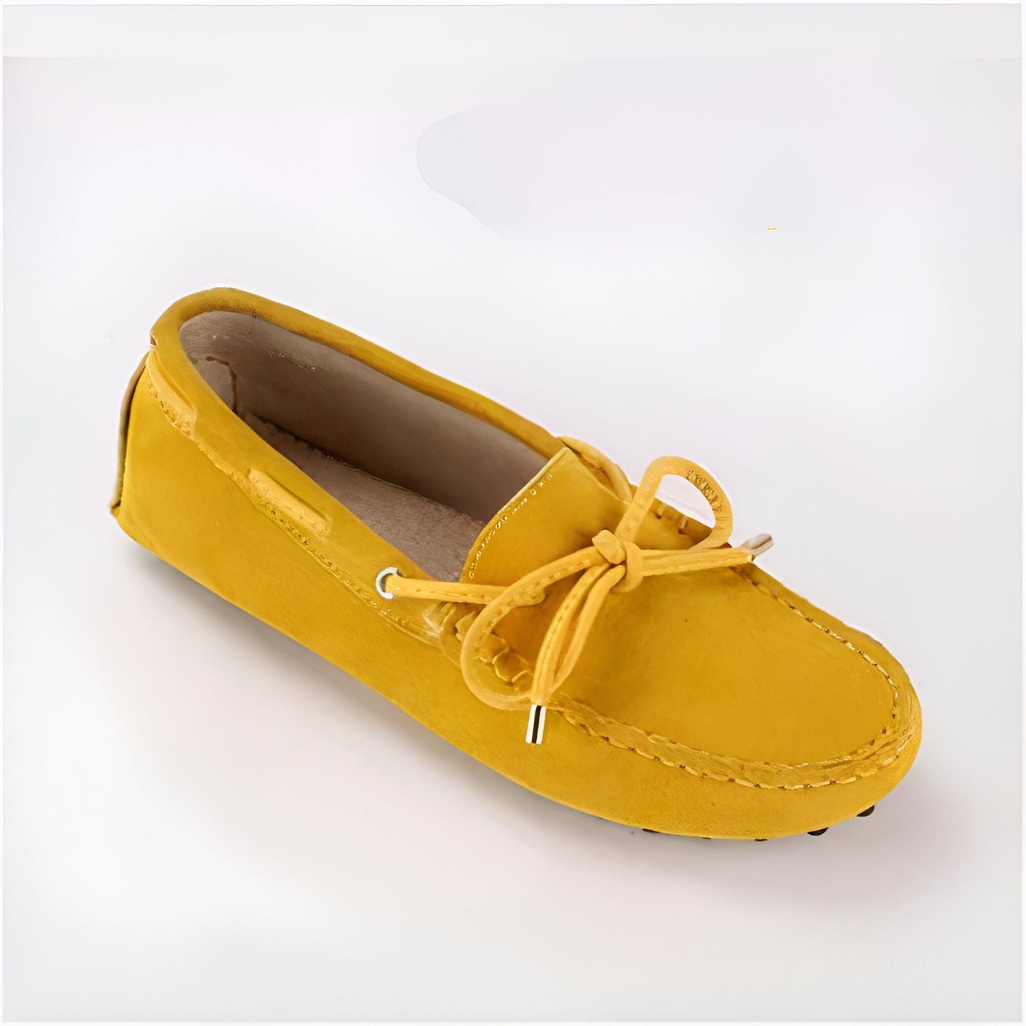 Mocassins Daim Souple Confortables Antidérapants Femme