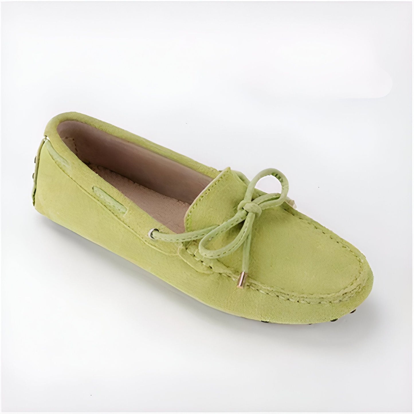 Mocassins Daim Souple Confortables Antidérapants Femme