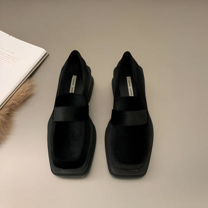 Nova Mocassins Femme Velours Synthétique 5cm Moderne