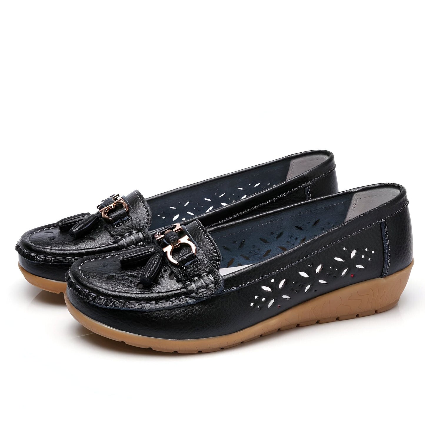 VivaStep Mocassins Femme Ajourés Confort Été