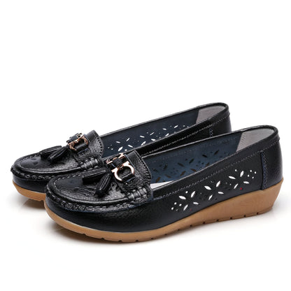 VivaStep Mocassins Femme Ajourés Confort Été