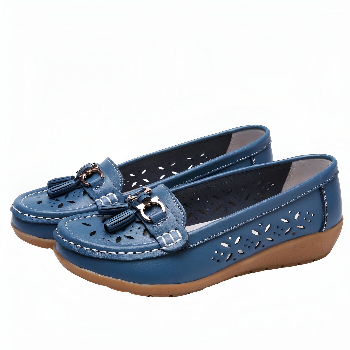 VivaStep Mocassins Femme Ajourés Confort Été
