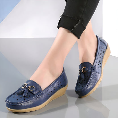 VivaStep Mocassins Femme Ajourés Confort Été