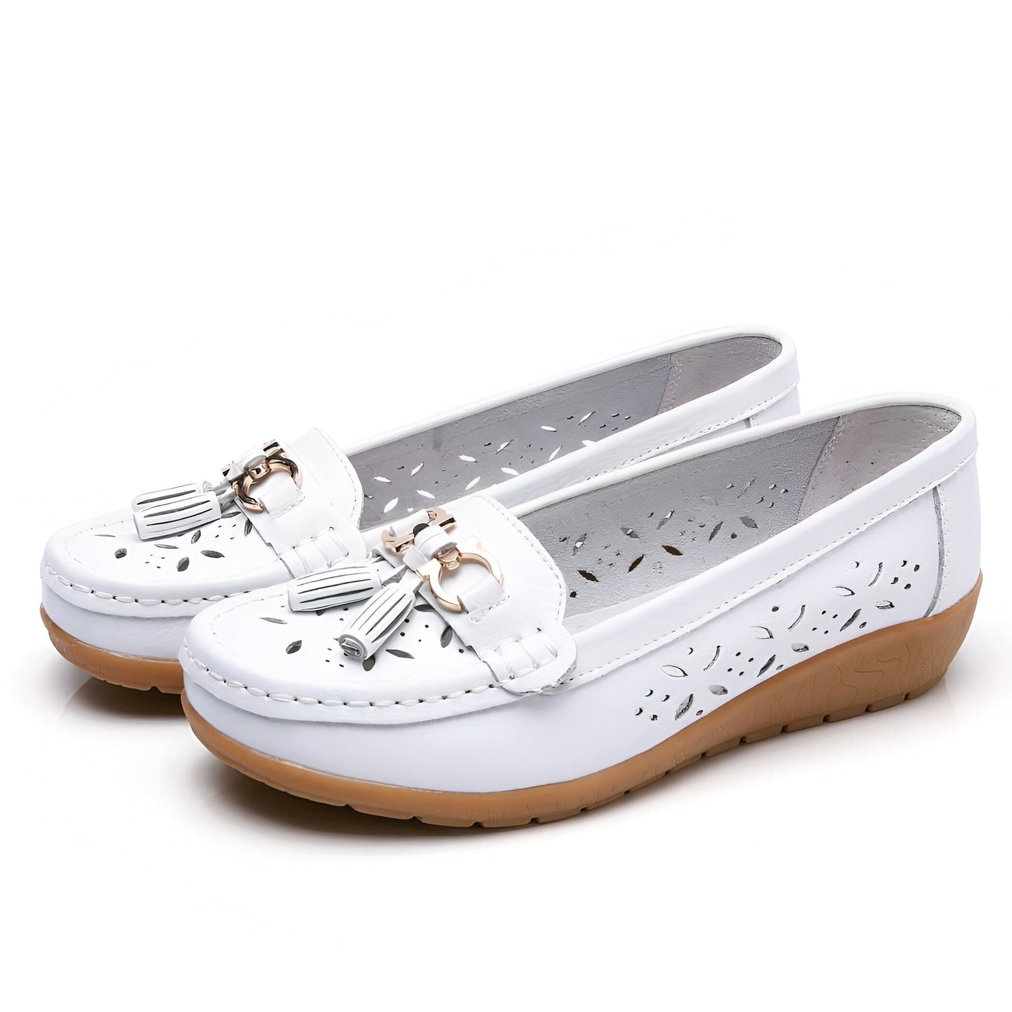 VivaStep Mocassins Femme Ajourés Confort Été