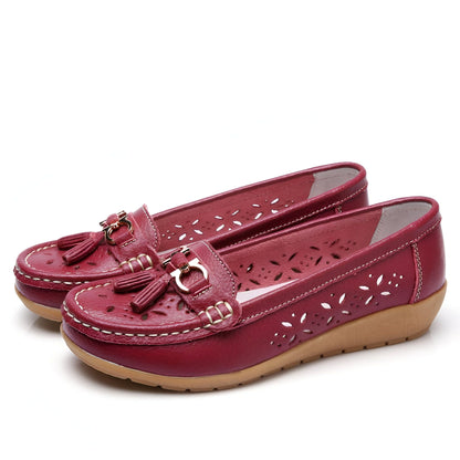 VivaStep Mocassins Femme Ajourés Confort Été