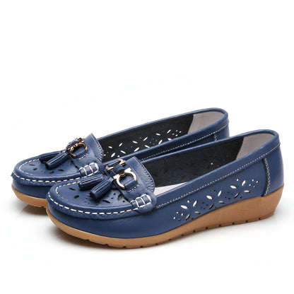 VivaStep Mocassins Femme Ajourés Confort Été
