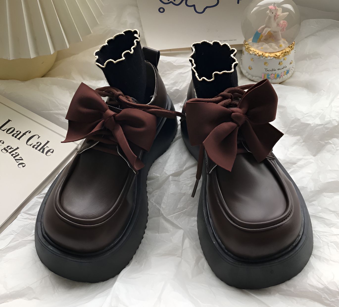 Élan Mocassins Femme Nœud Papillon Semelle Vernie