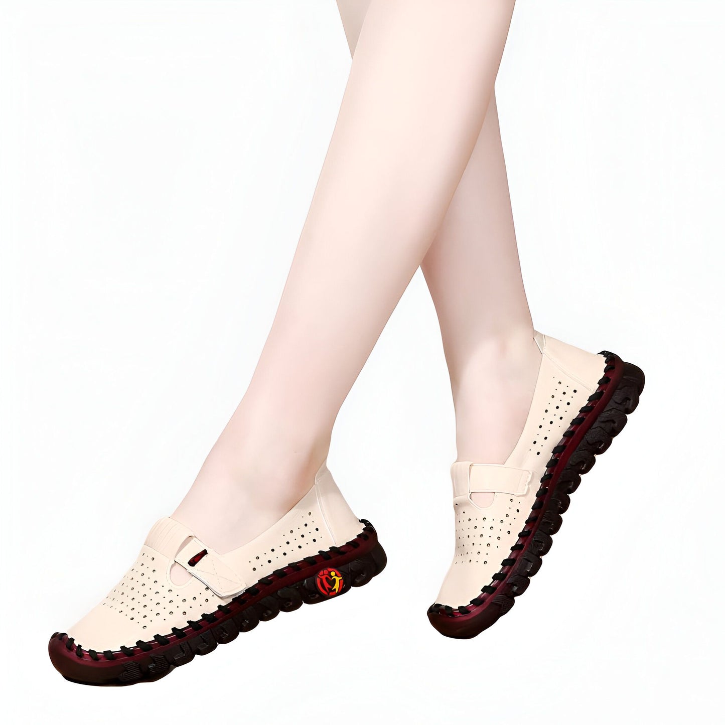 ChicStep Mocassins Femme Ajourés Confortables
