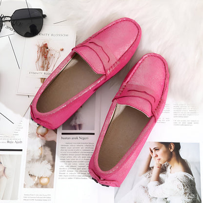 Mocassins Femme Pailletés — Élégance Estivale