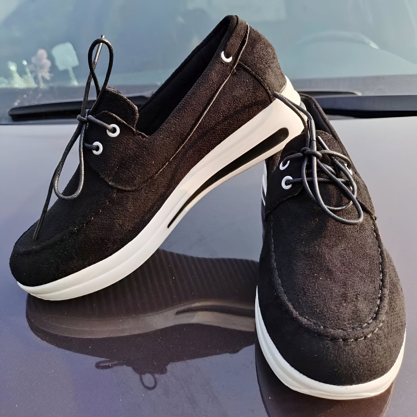 Mocassins Femme Plateforme Lacets—Élégance Quotidienne