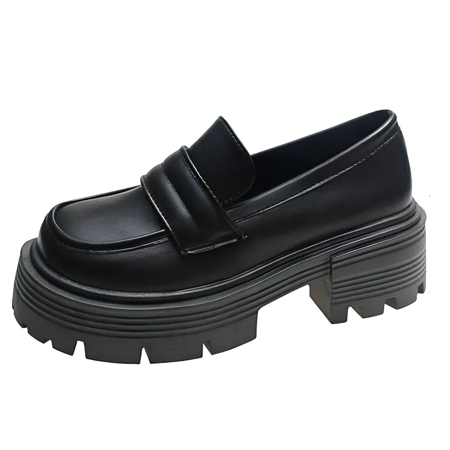 VivaStep Mocassins Plateformes Femme Bicolores