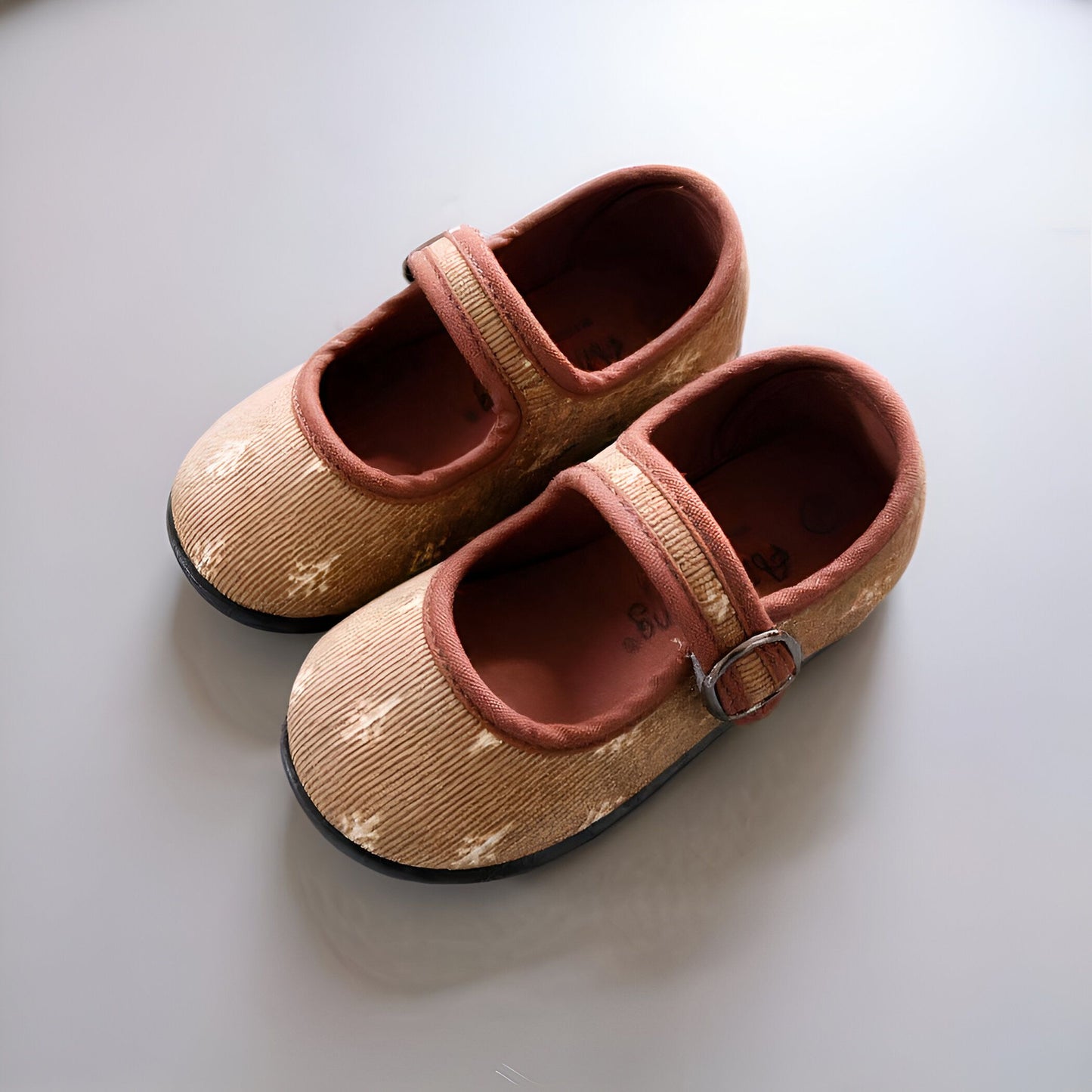 Mocassins Fille Velours Côtelé - Confortables