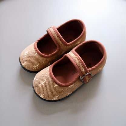 Mocassins Fille Velours Côtelé - Confortables
