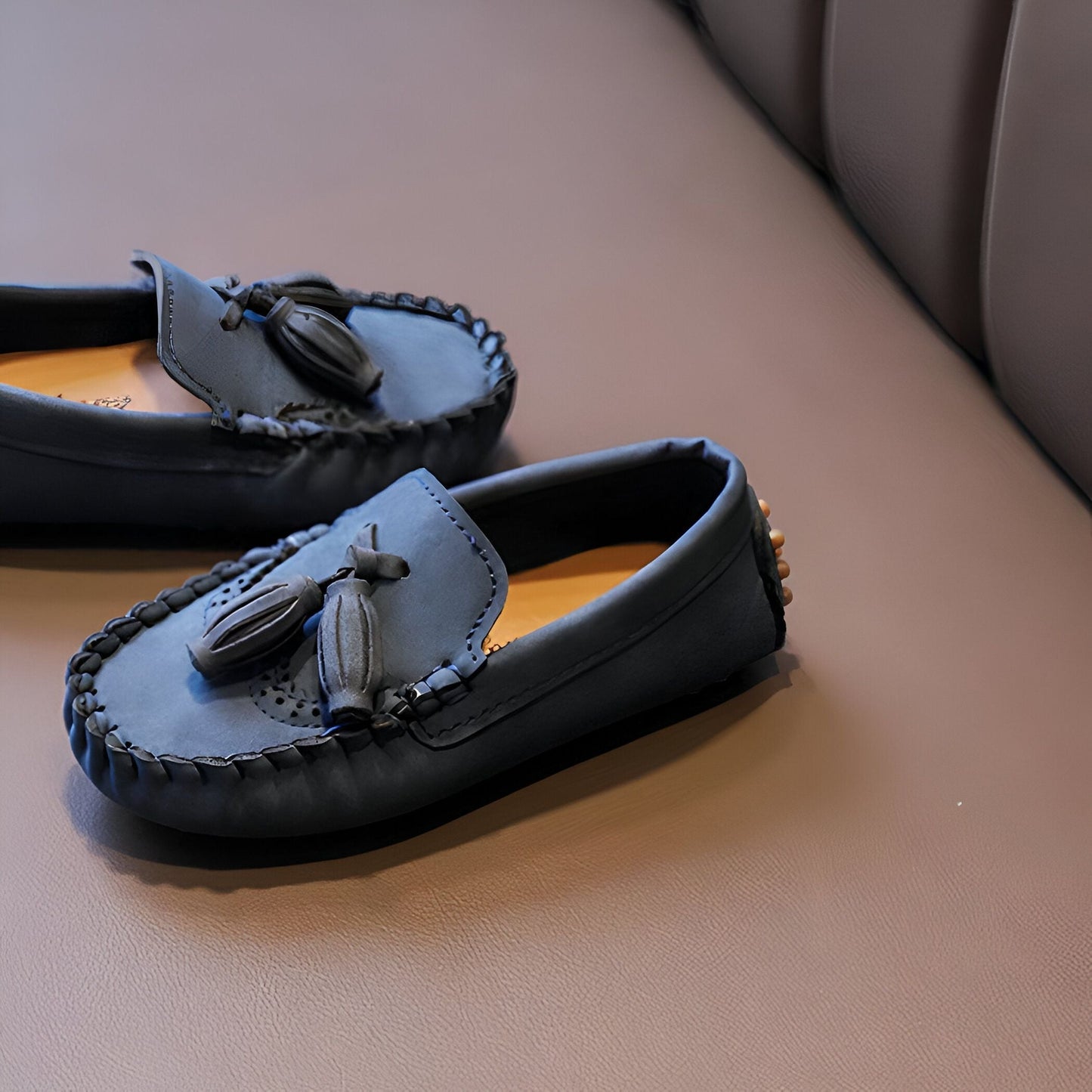 LuxeKids Mocassins garçon élégants à glands