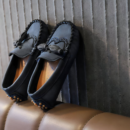 LuxeKids Mocassins garçon élégants à glands