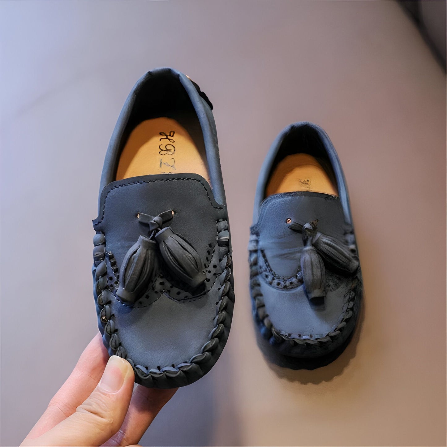 LuxeKids Mocassins garçon élégants à glands
