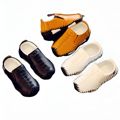 NovaKids Mocassins Garçon Élégants en Cuir Synthétique