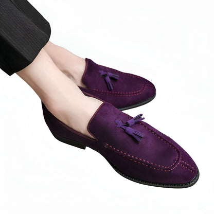 Mocassins Homme Daim Glands – Vintage Élégants