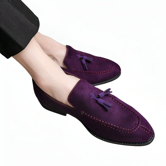 Mocassins Homme Daim Glands – Vintage Élégants