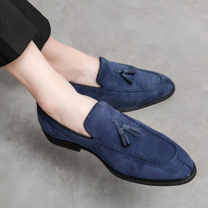 Mocassins Homme Daim Glands – Vintage Élégants