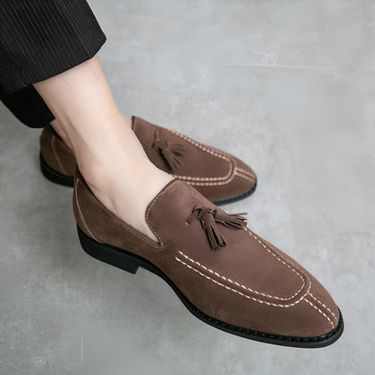 Mocassins Homme Daim Glands – Vintage Élégants