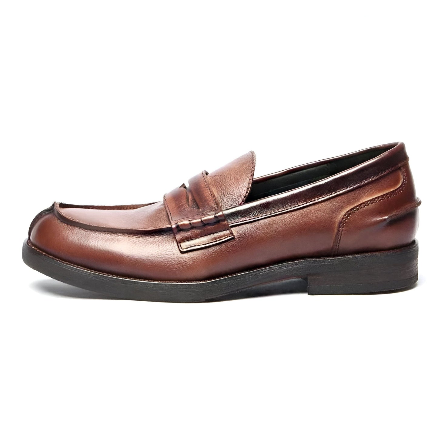 NobleWalk Mocassins homme cuir véritable marron noir