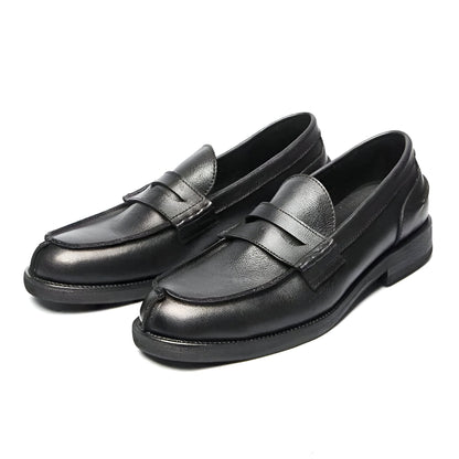 NobleWalk Mocassins homme cuir véritable marron noir