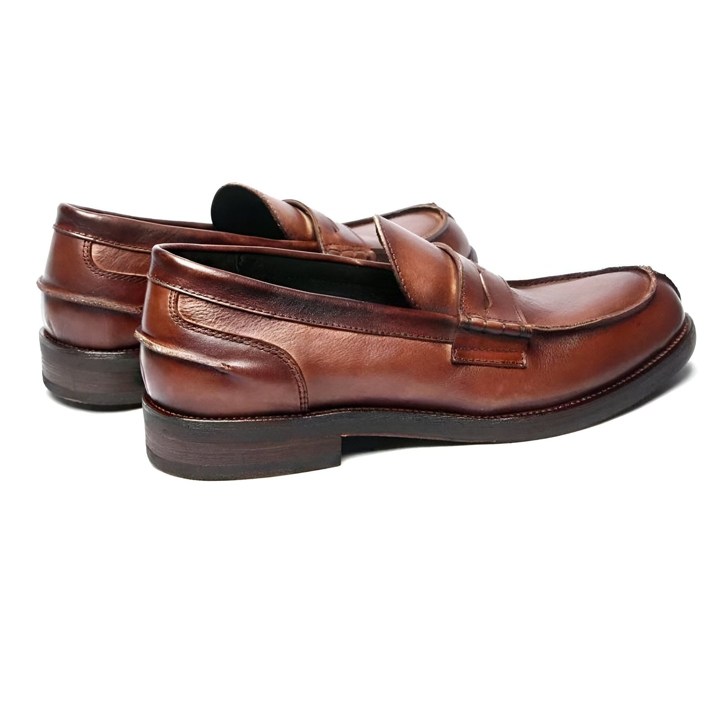 NobleWalk Mocassins homme cuir véritable marron noir