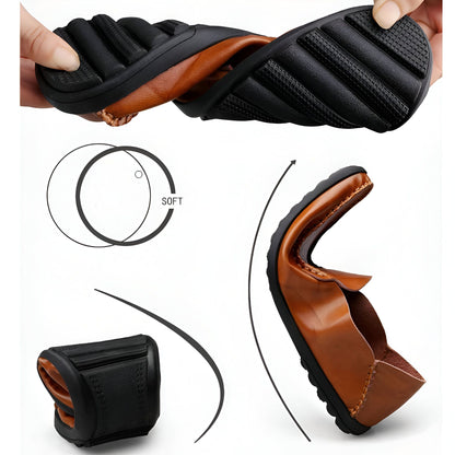 Mocassins Homme Luxe – Cuir Synthétique Confort