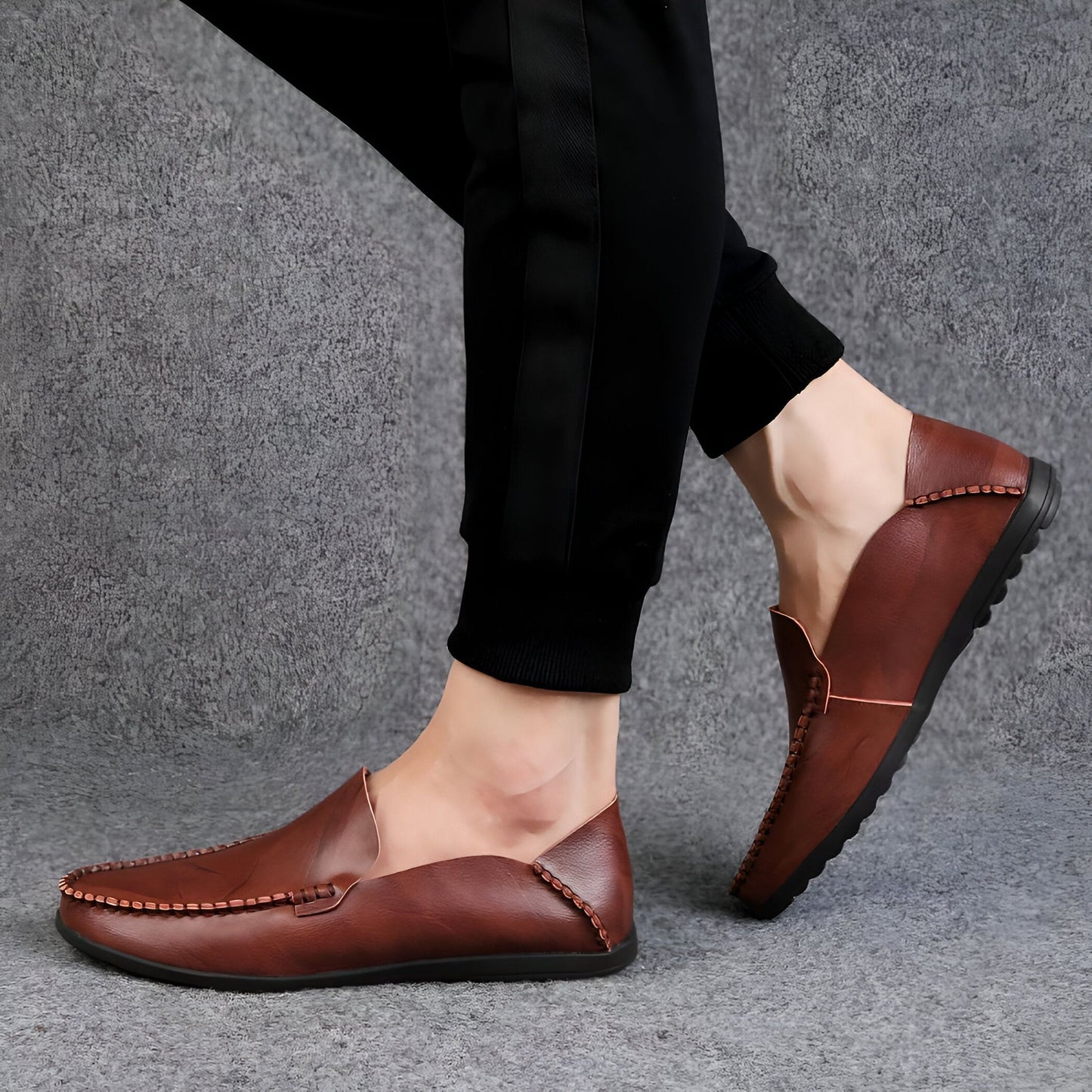 Mocassins Homme Luxe – Cuir Synthétique Confort