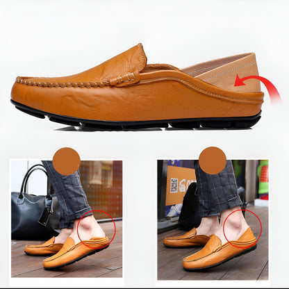 NovaMoc Mocassins Homme Décontractés en Cuir Synthétique