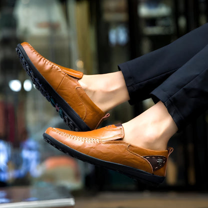 Mocassins Homme Cuir Synthétique Style Raffiné - Nova