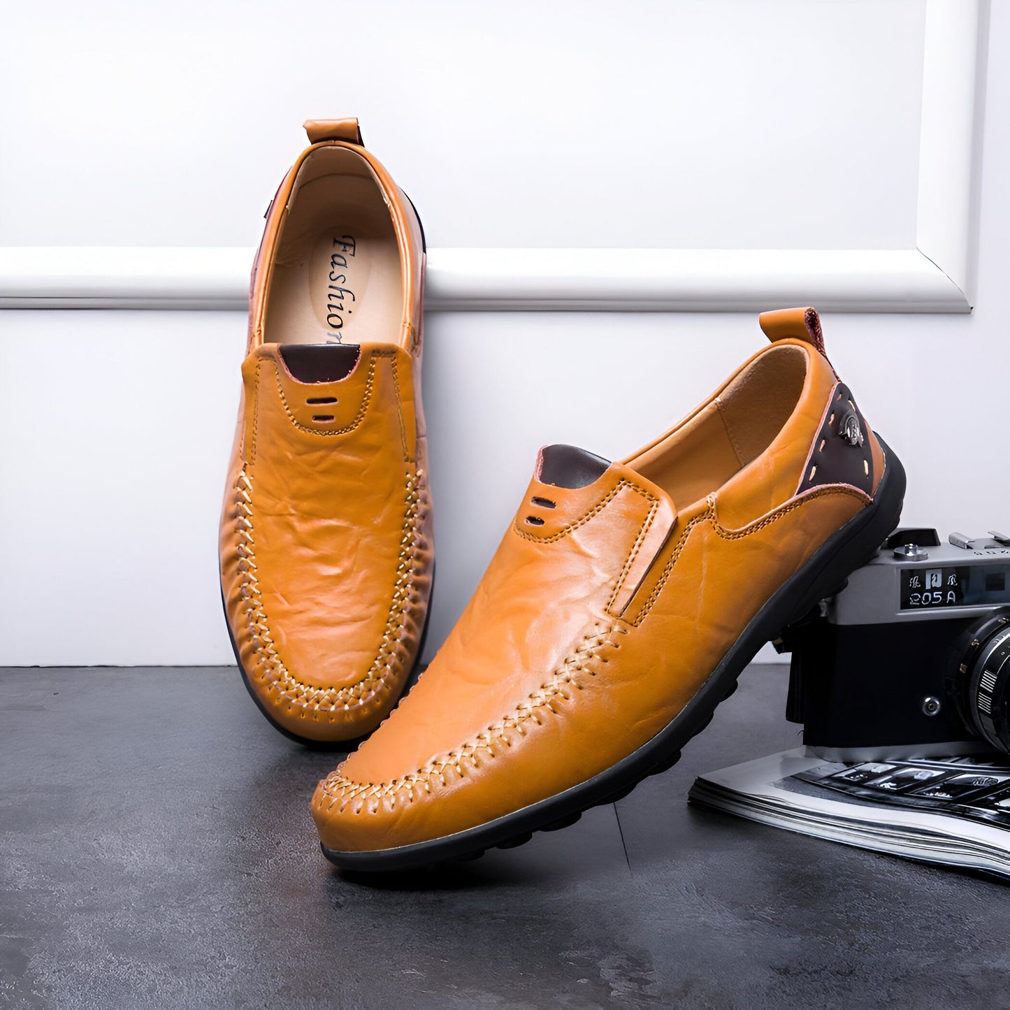 Mocassins Homme Cuir Synthétique Style Raffiné - Nova