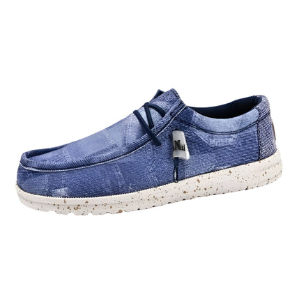 NOVA Mocassins Homme Respirants Effet Jeans