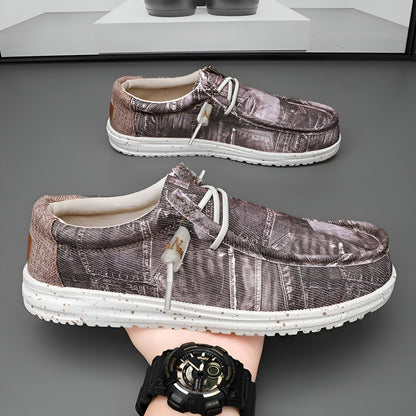 NOVA Mocassins Homme Respirants Effet Jeans