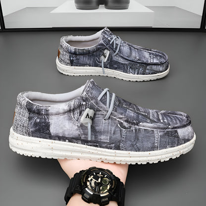 NOVA Mocassins Homme Respirants Effet Jeans