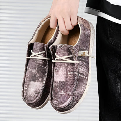 NOVA Mocassins Homme Respirants Effet Jeans