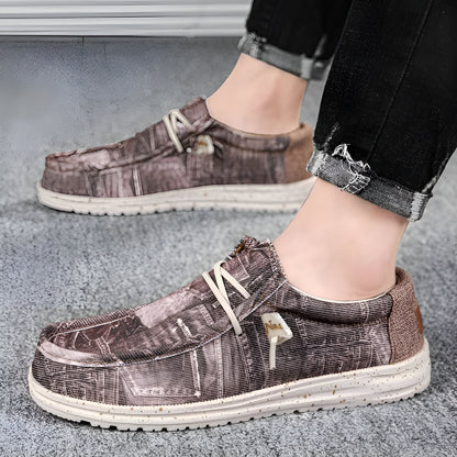 NOVA Mocassins Homme Respirants Effet Jeans