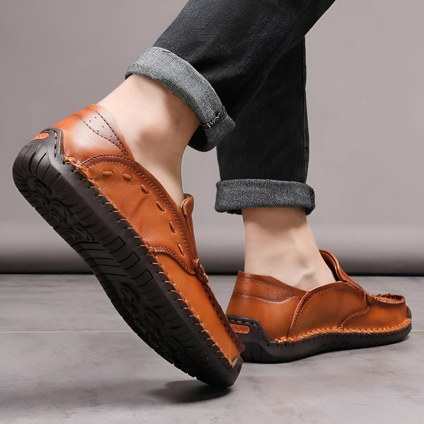 Luxor Mocassins Homme Cuir Synthétique Confort Souples