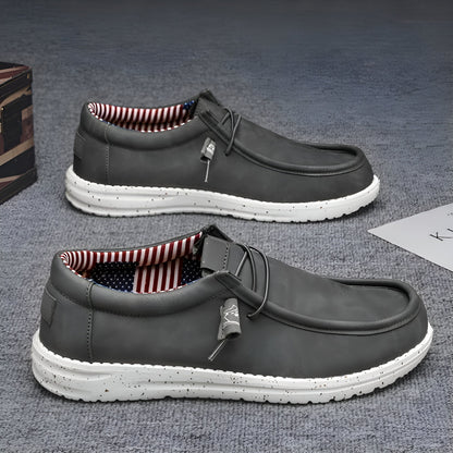 Mocassins - Homme Cuir Végan Sans Lacets Confortables
