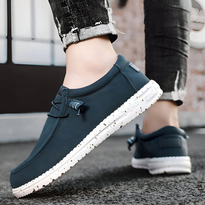 Mocassins - Homme Cuir Végan Sans Lacets Confortables