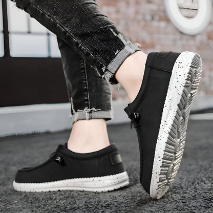 Mocassins - Homme Cuir Végan Sans Lacets Confortables