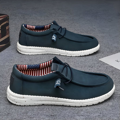 Mocassins - Homme Cuir Végan Sans Lacets Confortables