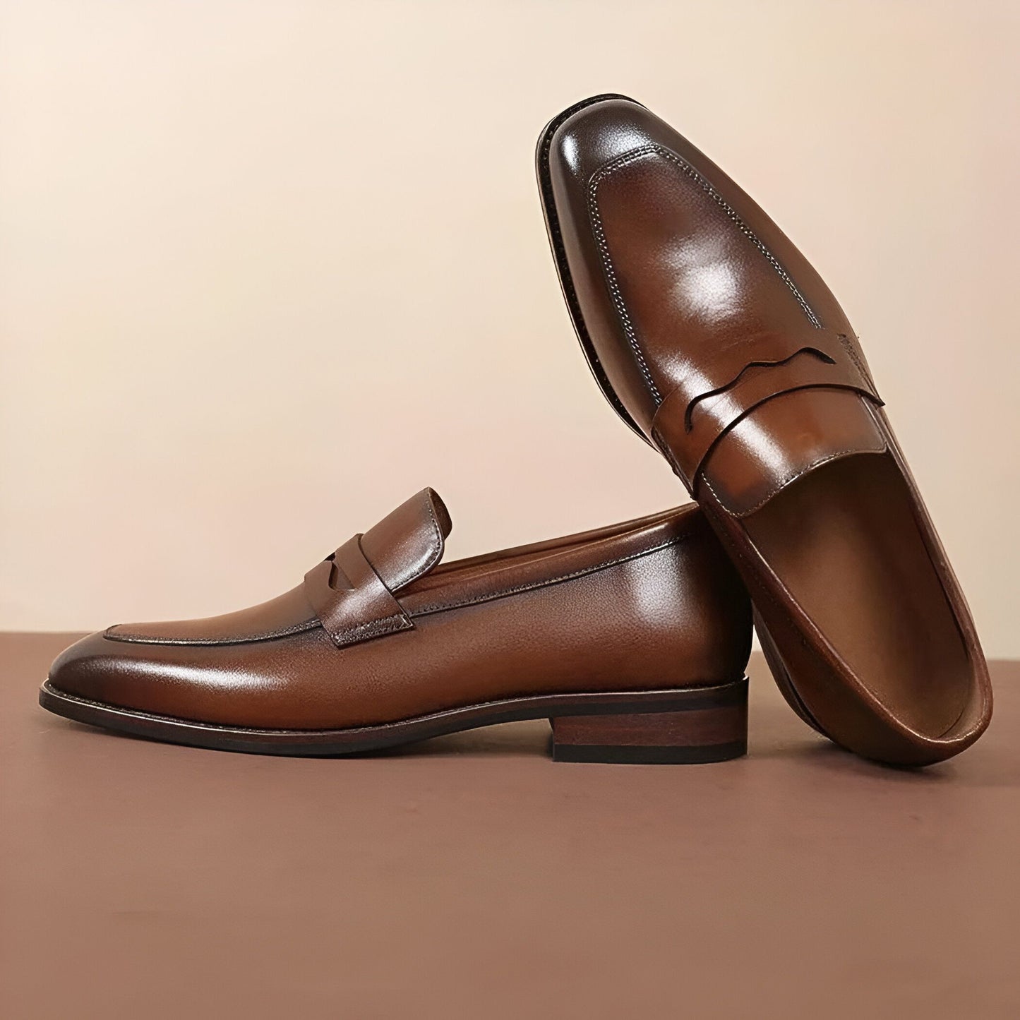 LuxeMoc Mocassins Homme Cuir Véritable Classiques